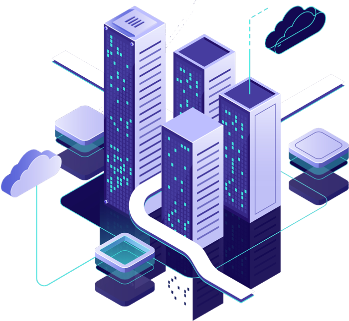 Dedizierte Server Illustration